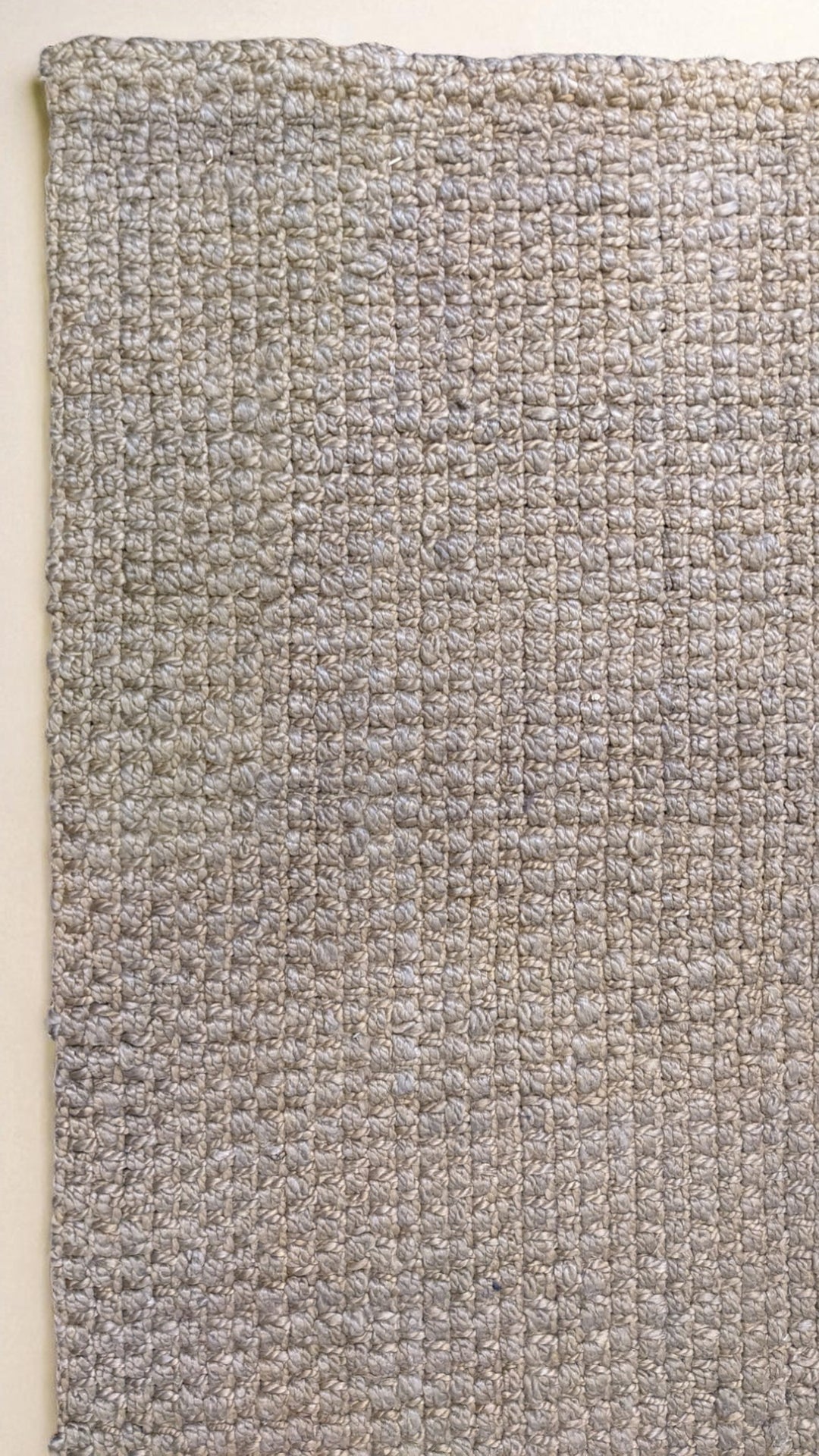 Chunky Overdyed Jute Rug - Size: 8.11 x 5.11