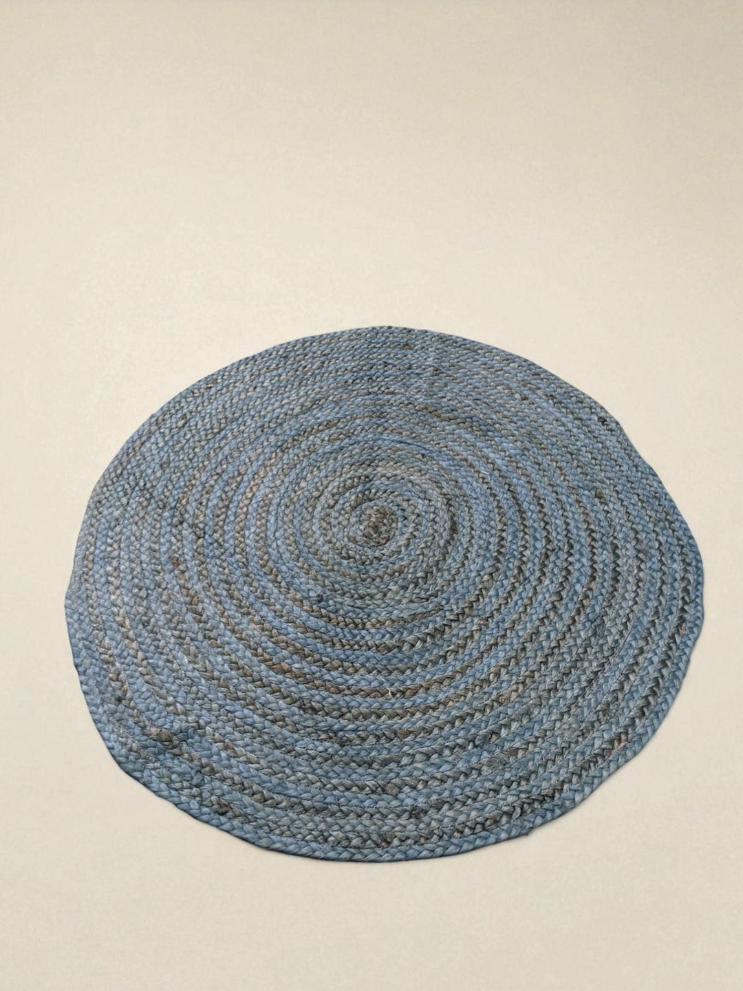 Braided Overdyed Round Jute Rug - Size: 2.10 x 2.10