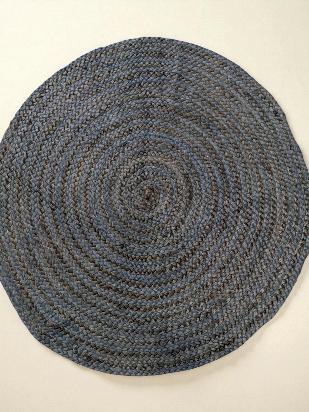 Braided Overdyed Round Jute Rug - Size: 2.10 x 2.10