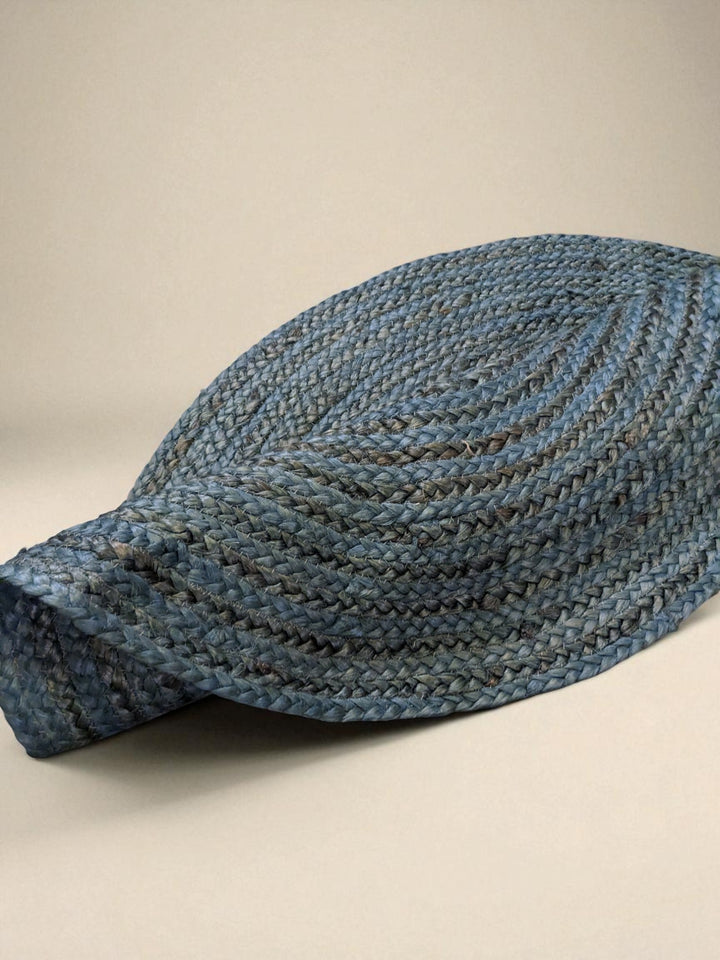 Braided Overdyed Round Jute Rug - Size: 2.10 x 2.10