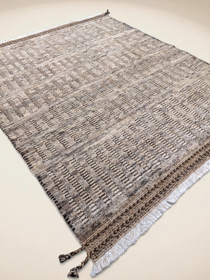 Sable Hand Knotted Rug - Size: 9.10 x 7.10