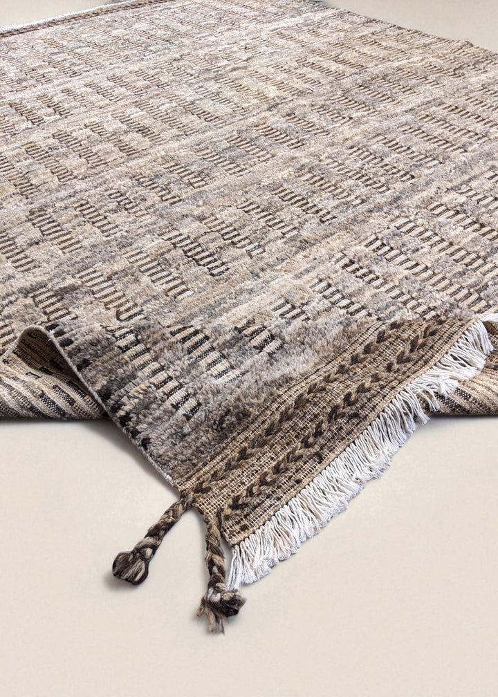 Sable Hand Knotted Rug - Size: 9.10 x 7.10