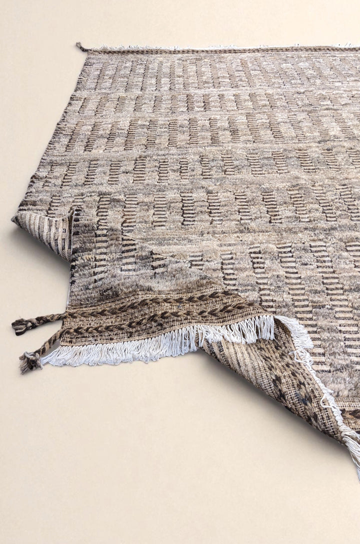 Sable Hand Knotted Rug - Size: 9.10 x 7.10