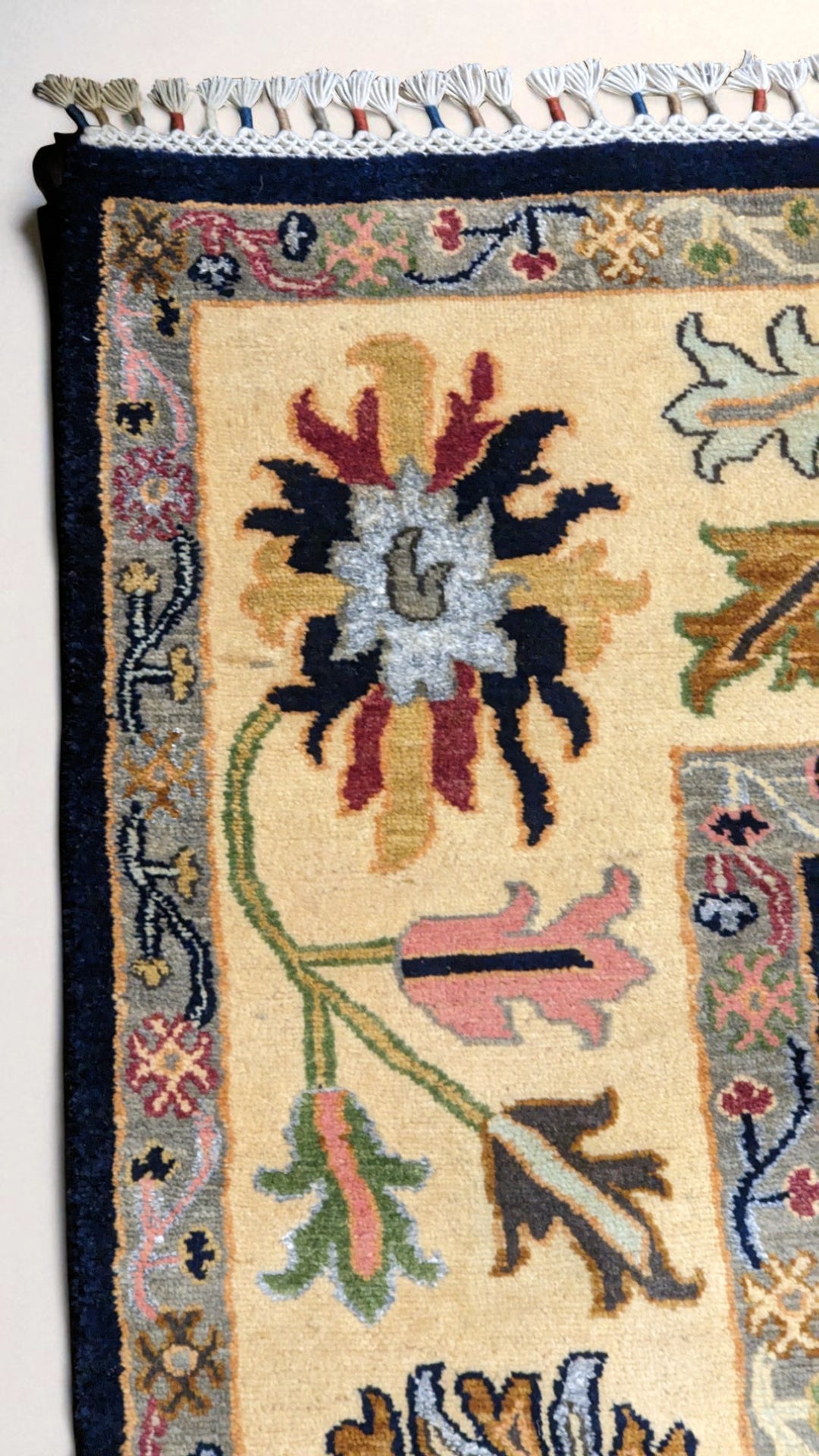 Oushak Chobi Rug - Size: 10.5 x 8