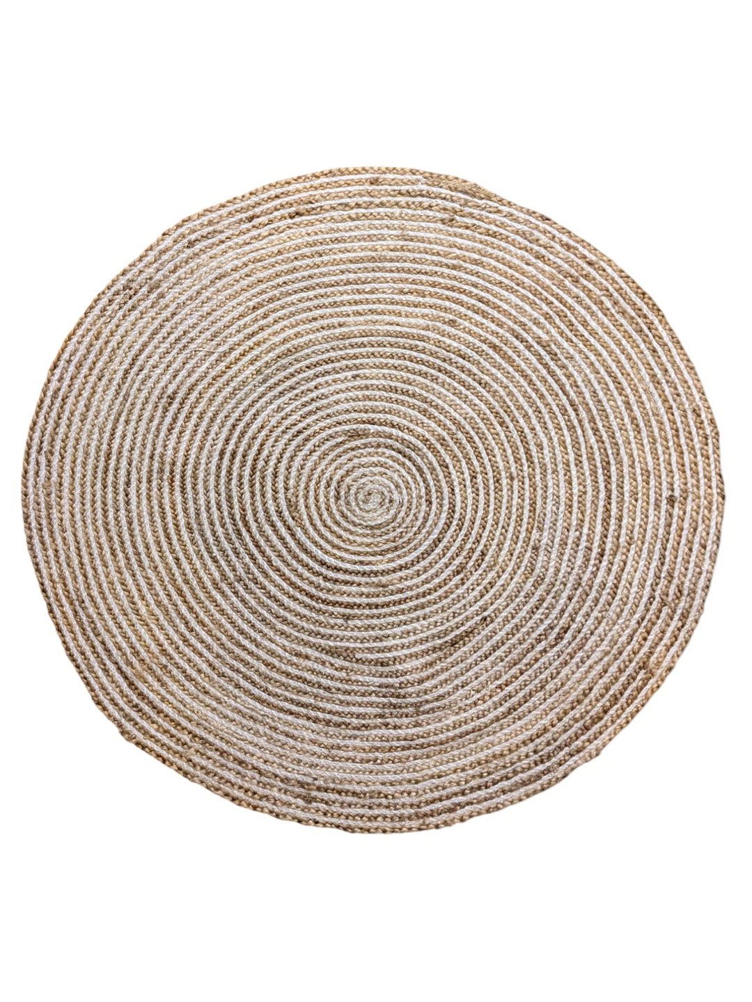 Chunky Natural Jute Rug - Size: 4 x 4