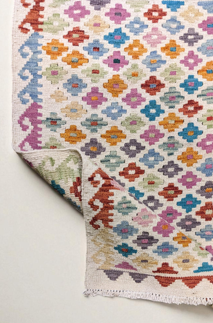 Afghanistan Kilim Rug - Size: 3.3 × 2.1