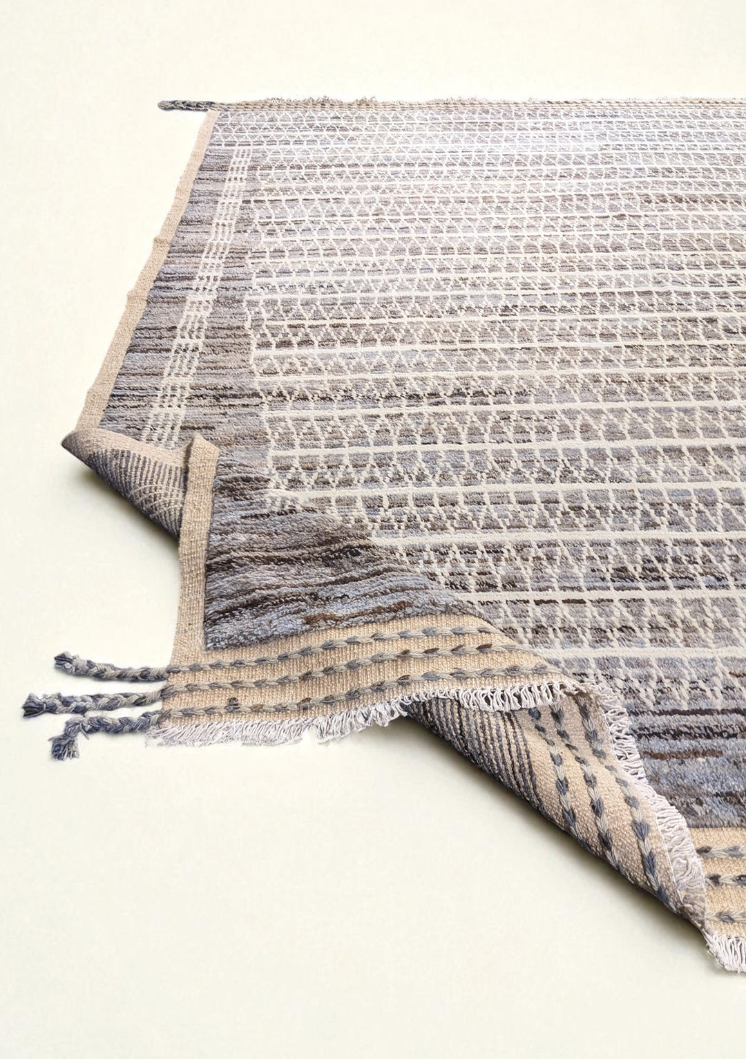 Moroccan Modern Rug - Size: 9.11 x 8.7