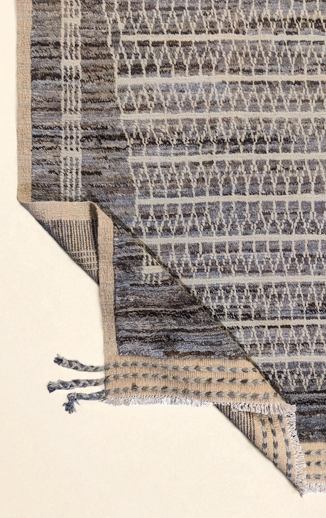 Moroccan Modern Rug - Size: 9.11 x 8.7