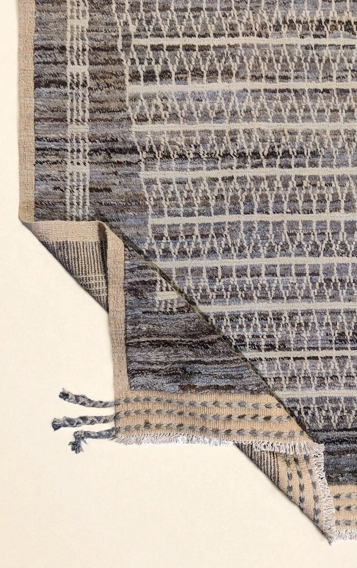 Moroccan Modern Rug - Size: 9.11 x 8.7