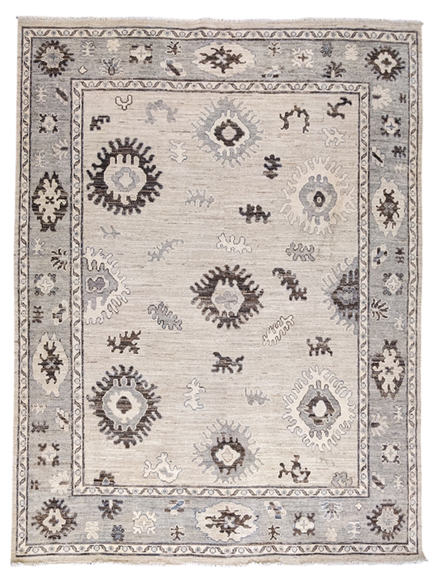 Oushak Chobi Rug - Size: 9.8 x 8.1