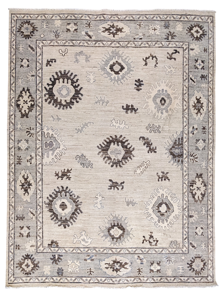 Oushak Chobi Rug - Size: 9.8 x 8.1
