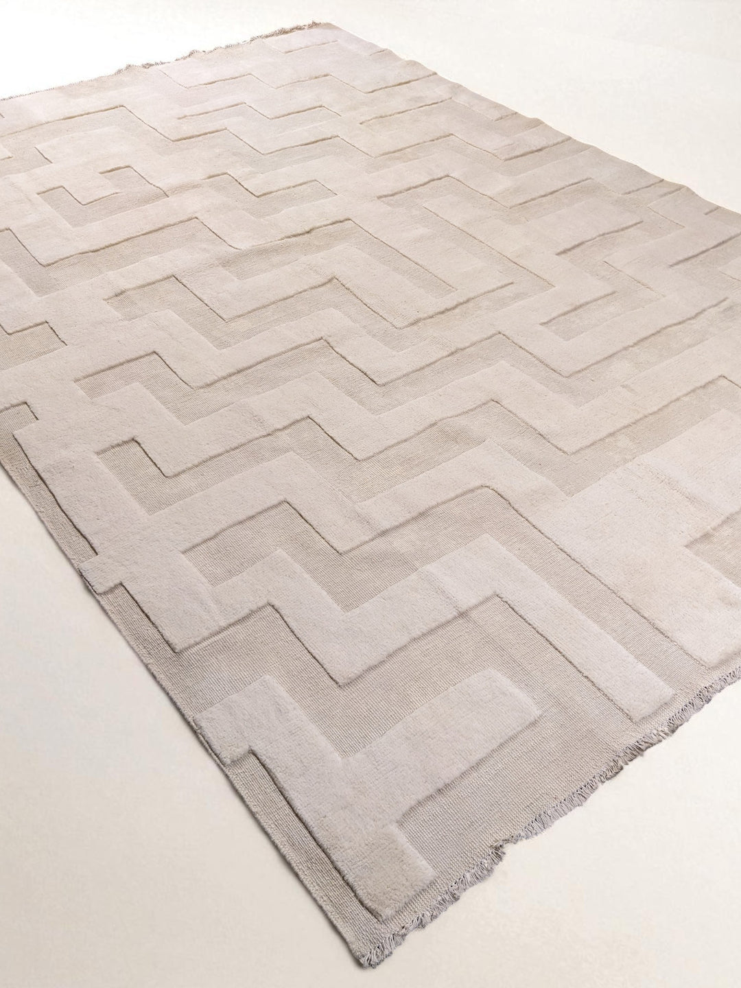 Moroccan Modern Rug- Size: 11.11 x 9.4