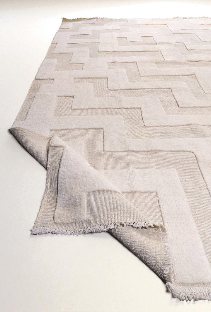 Moroccan Modern Rug- Size: 11.11 x 9.4