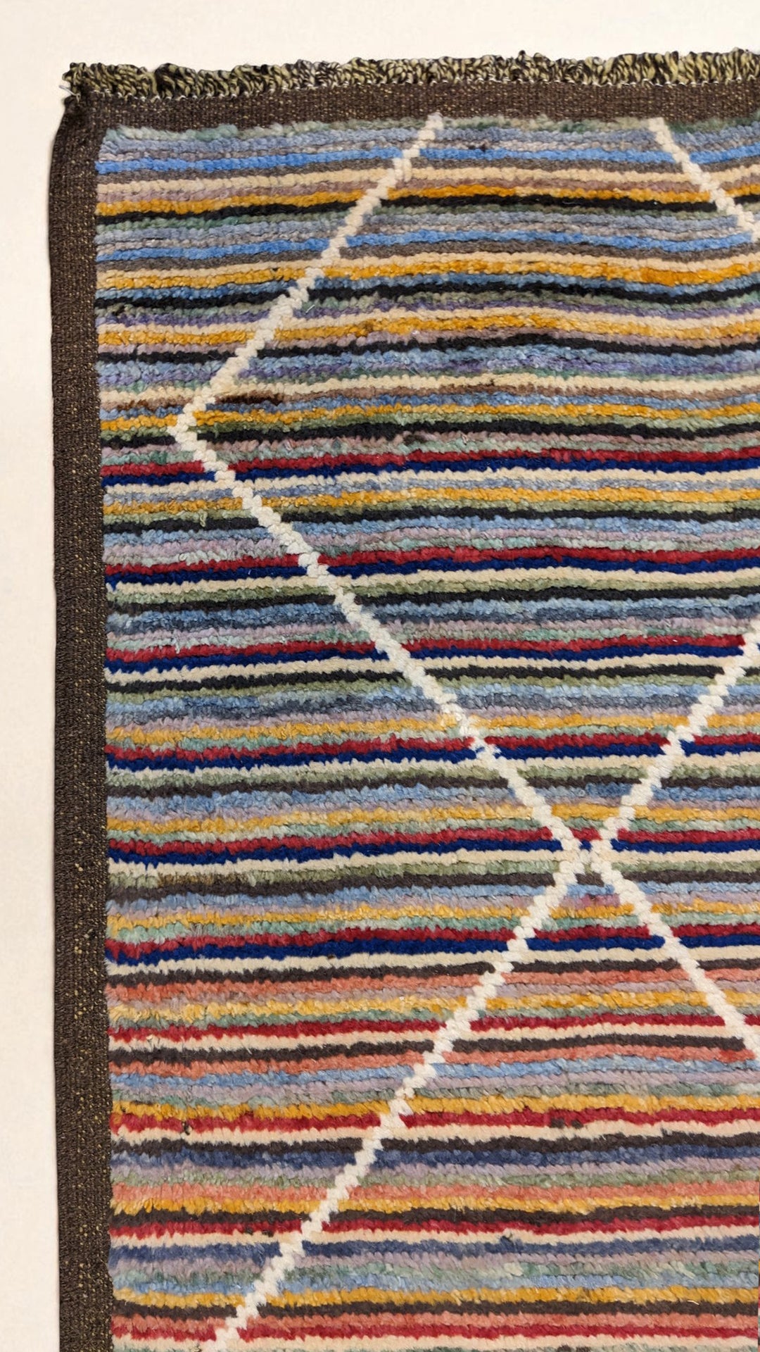 Moroccan Modern Runner - Size: 10.4 x 3