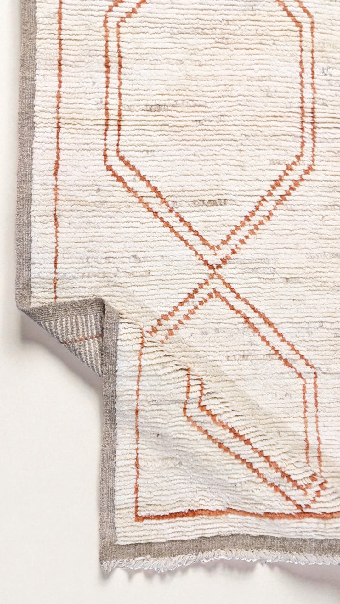 Moroccan Modern Runner - Size: 8.2 x 2.9