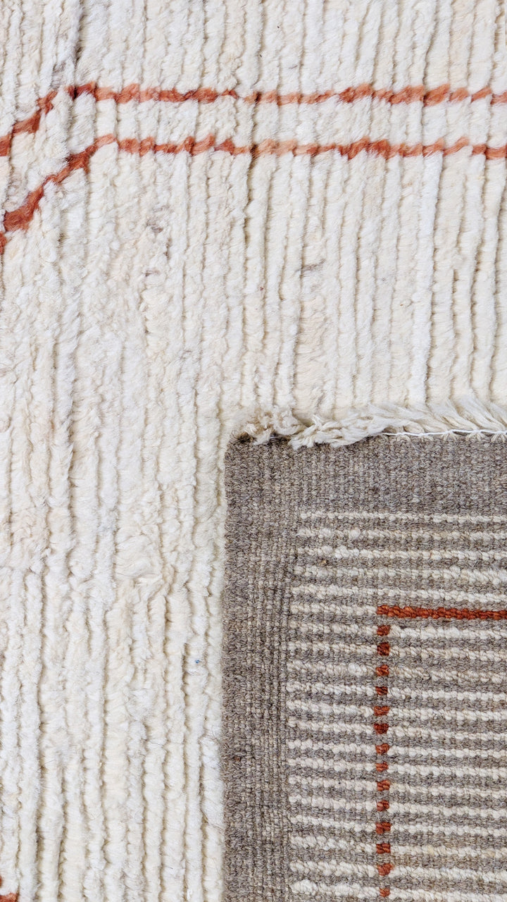 Moroccan Modern Runner - Size: 8.2 x 2.9