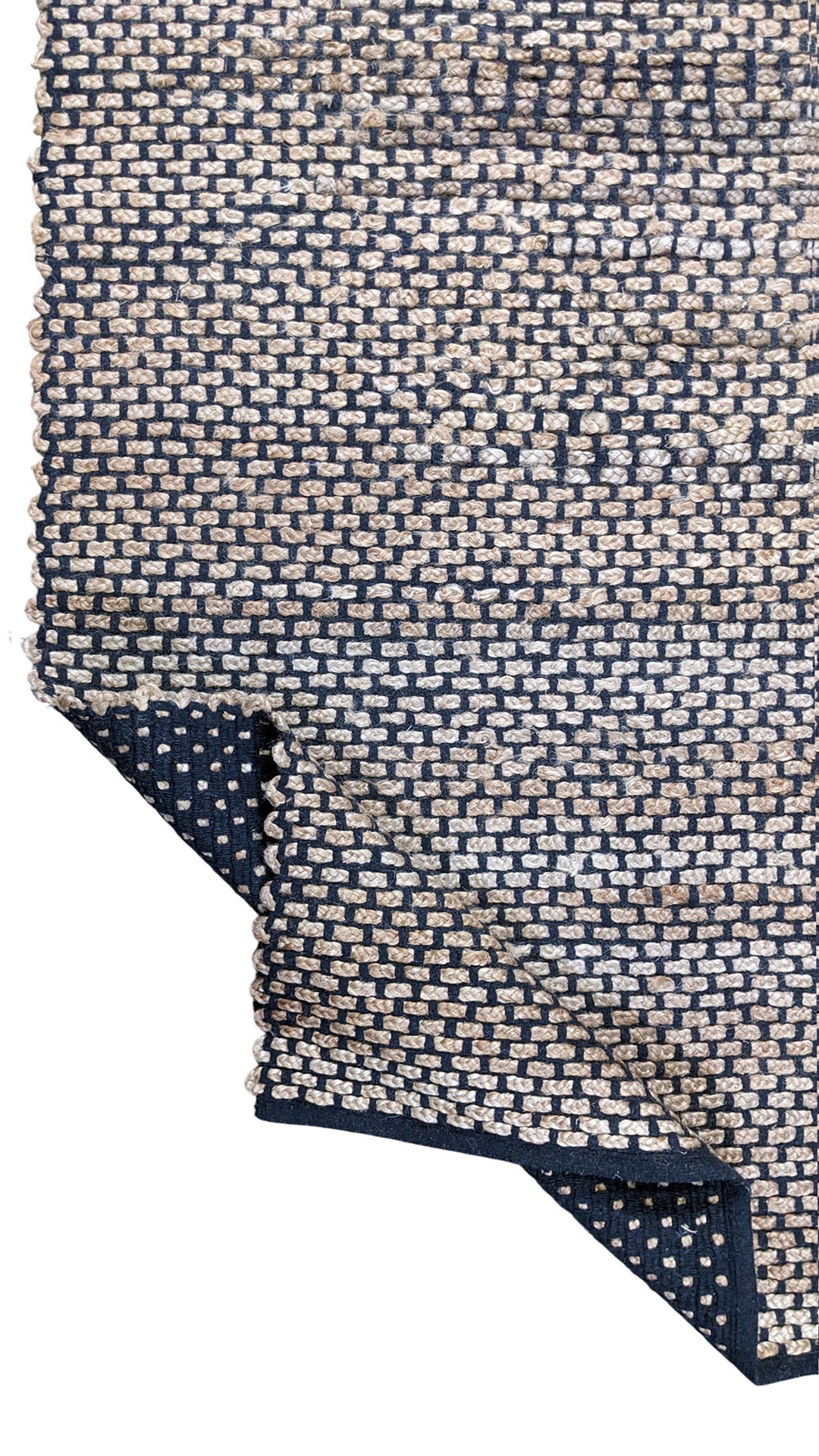 Flatweave Natural Jute Rug - Size: 7.8 x 5.3