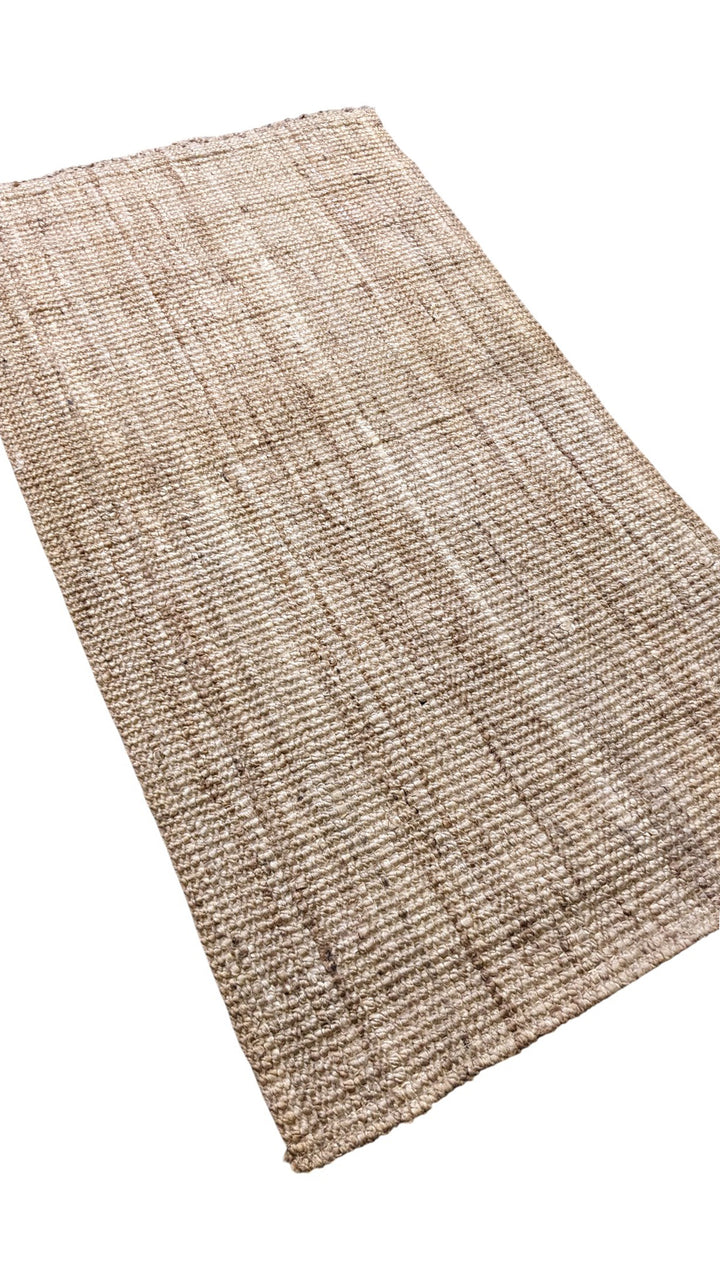 Chunky Natural Jute Runner - Size: 4.10 x 2.8