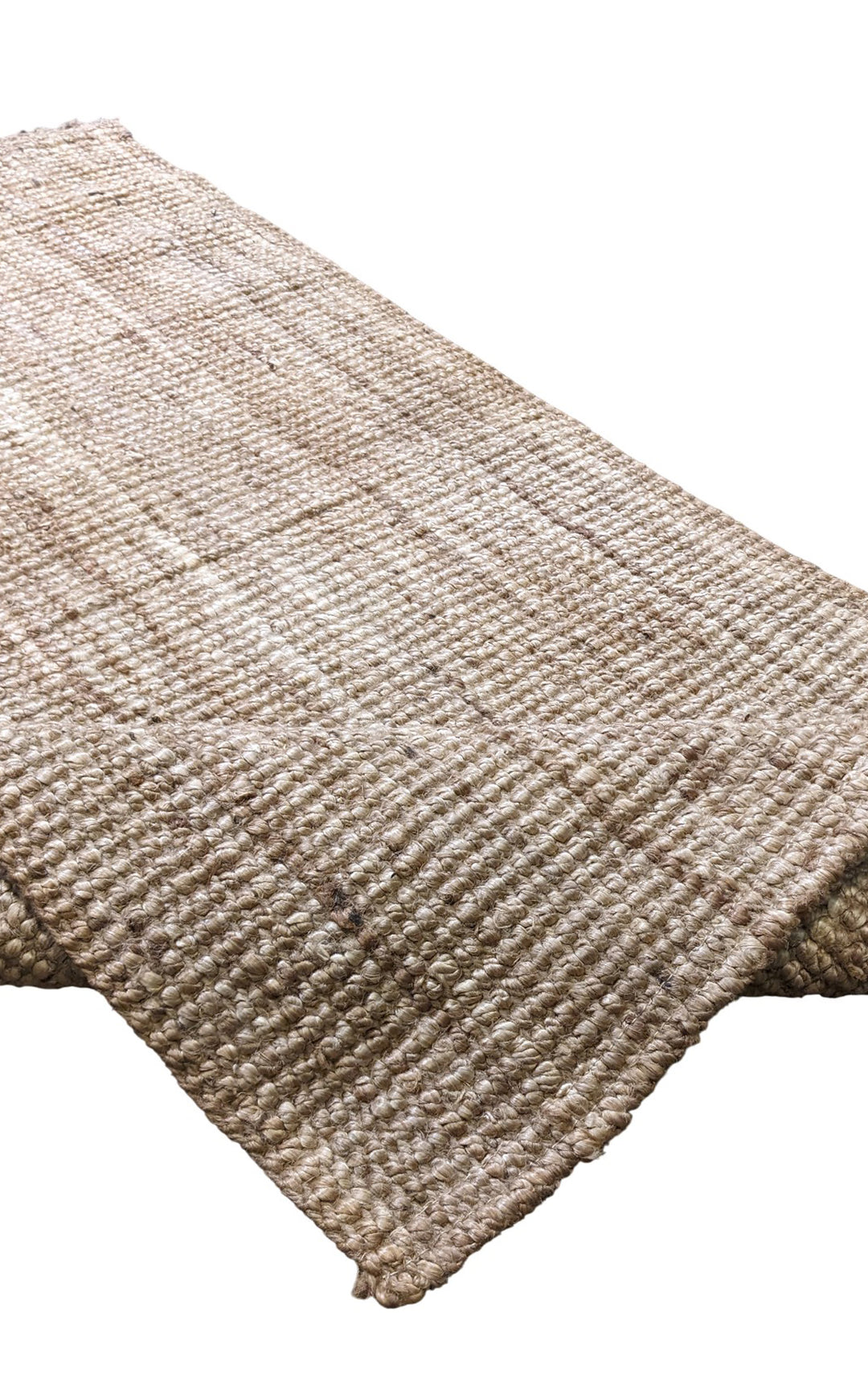 Chunky Natural Jute Runner - Size: 4.10 x 2.8