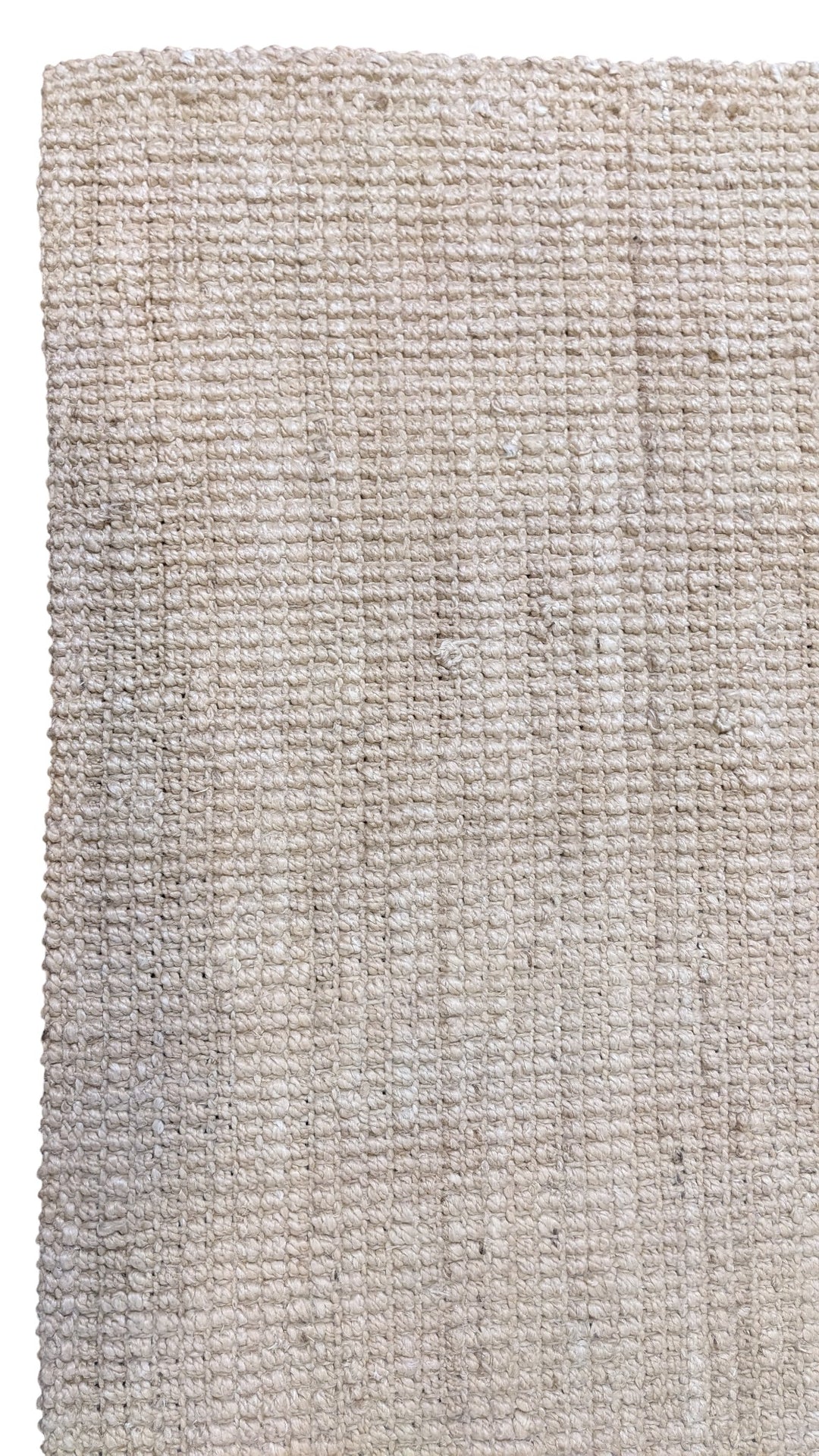 Chunky Natural Jute Runner - Size: 5.10 x 3.9