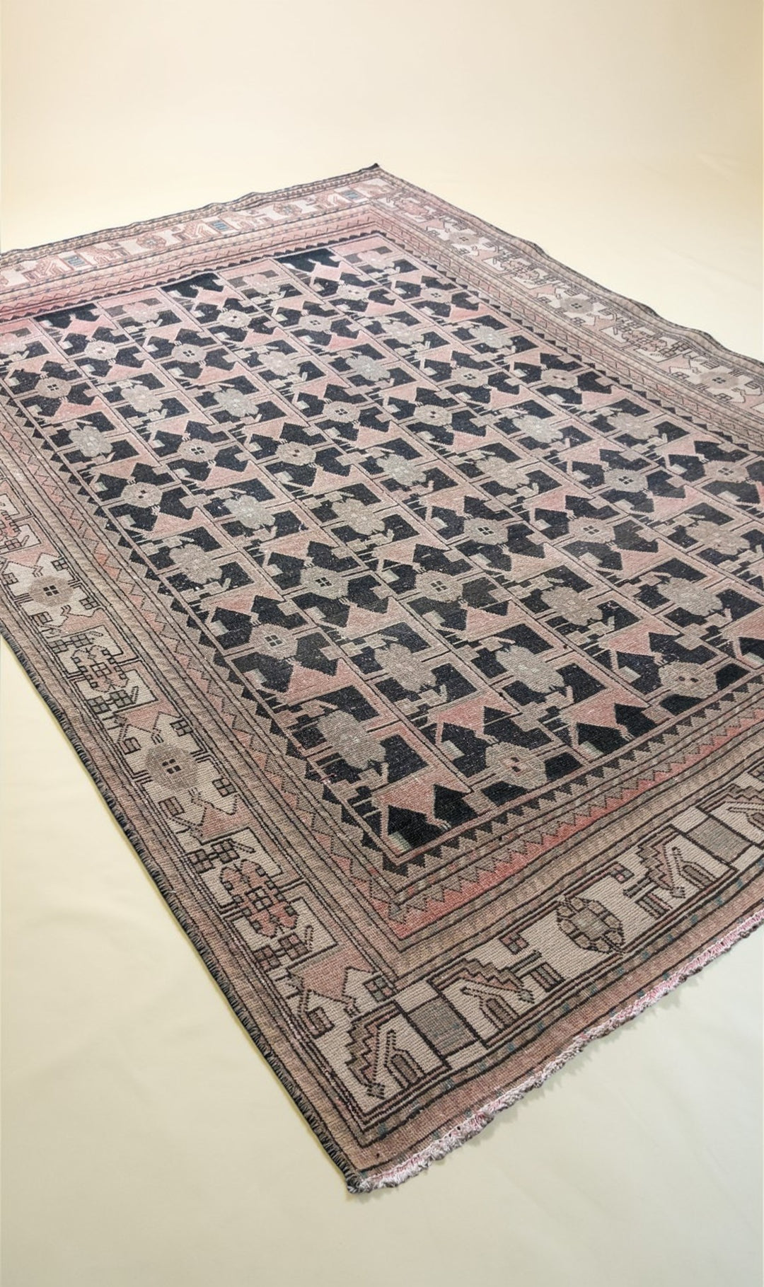 Baluchi Overdyed Tribal Rug - Size: 9.2 x 6.8