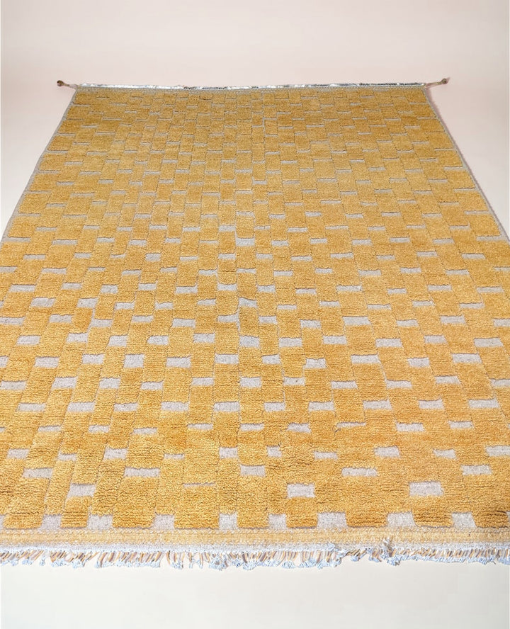Moroccan Textured Rug - Size: 10.2 x 8.2