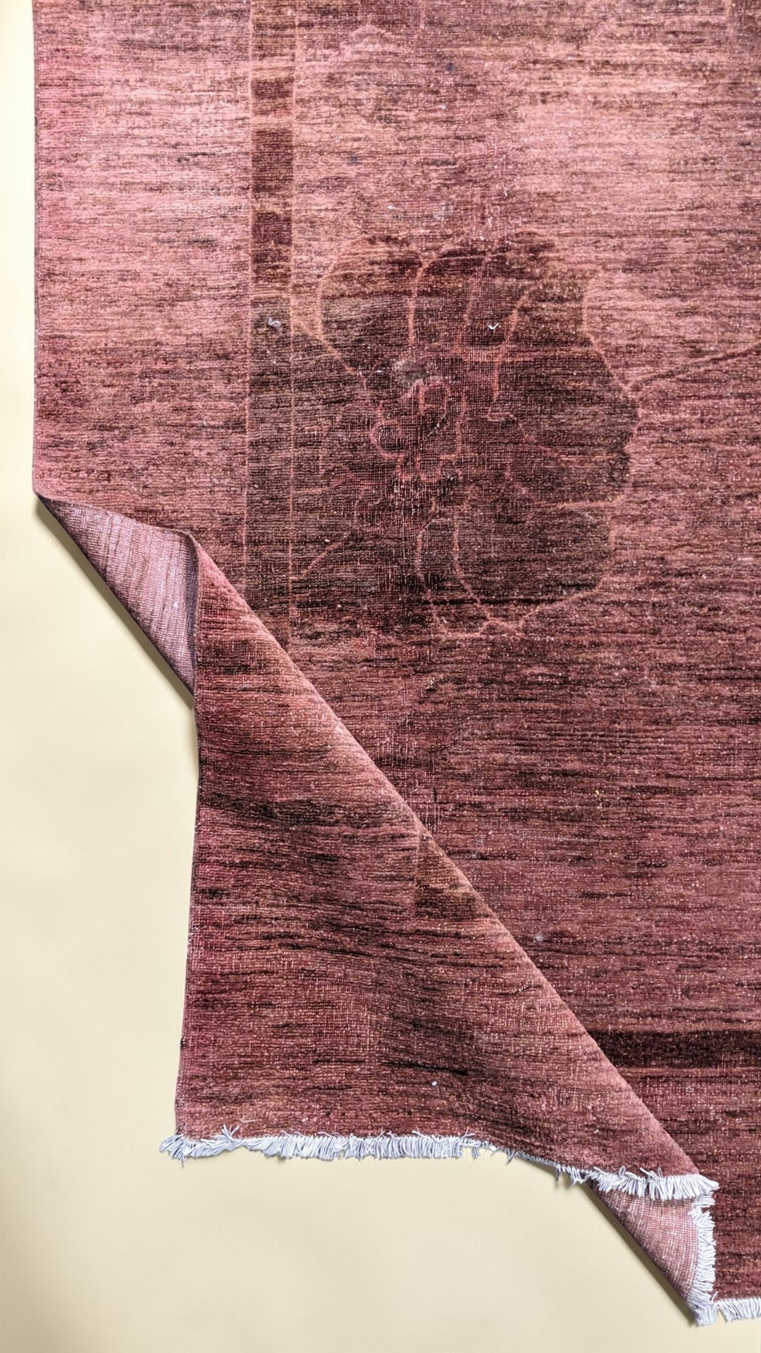 Overdyed Modern Gabbeh Rug - Size: 9.9 x 8