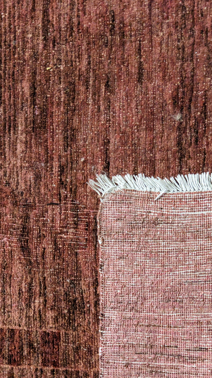 Overdyed Modern Gabbeh Rug - Size: 9.9 x 8