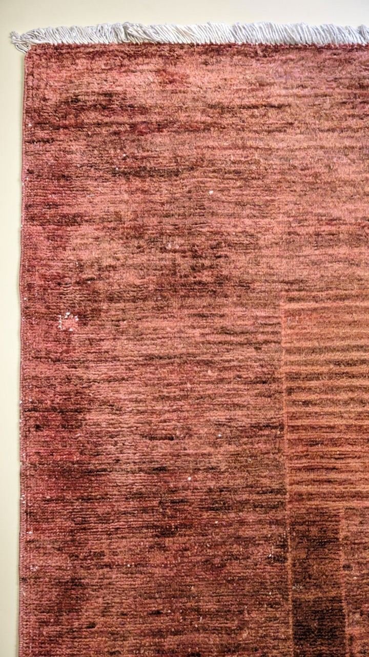 Overdyed Modern Gabbeh Rug - Size: 9.9 x 8