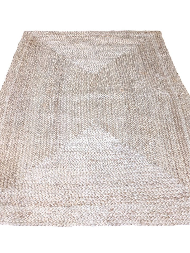 Flatweave Natural Jute Rug - Size: 5.8 x 4.1