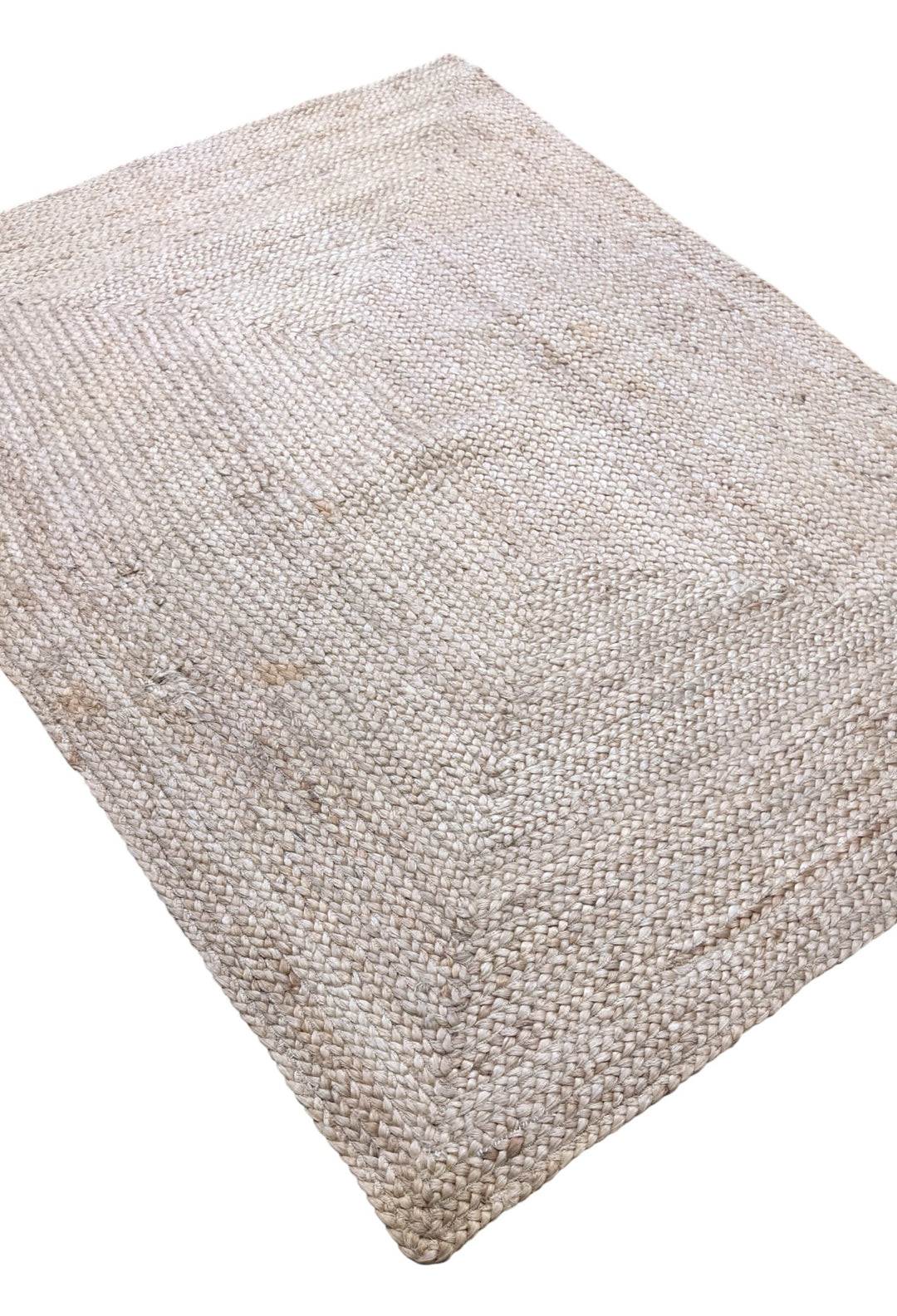 Flatweave Natural Jute Rug - Size: 5.8 x 4.1