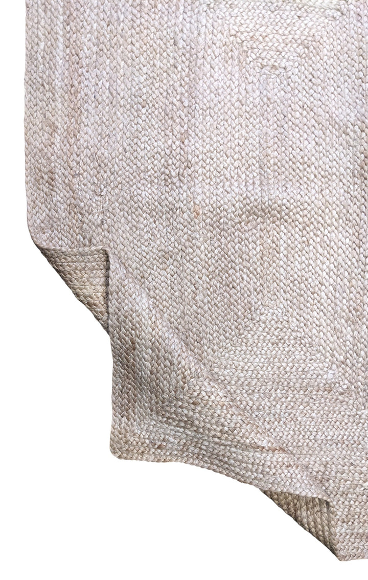 Flatweave Natural Jute Rug - Size: 5.8 x 4.1