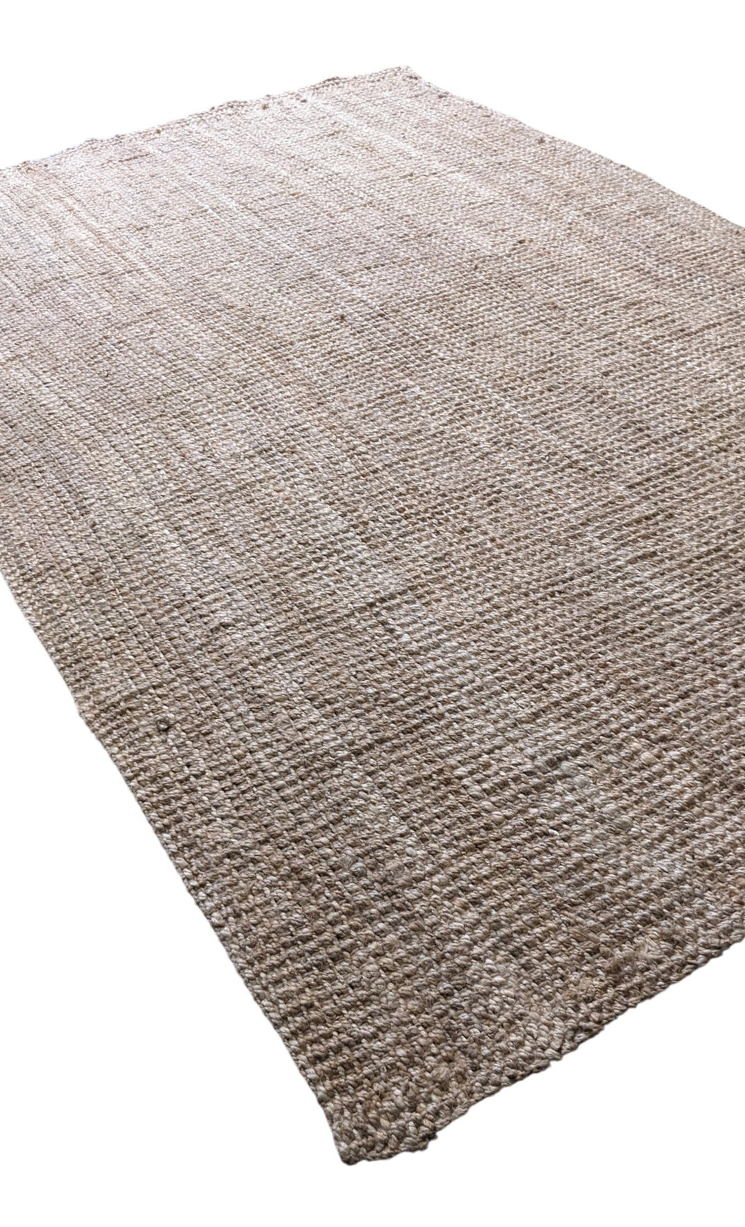 Chunky Natural Jute Rug - Size: 11.7 x 7.7