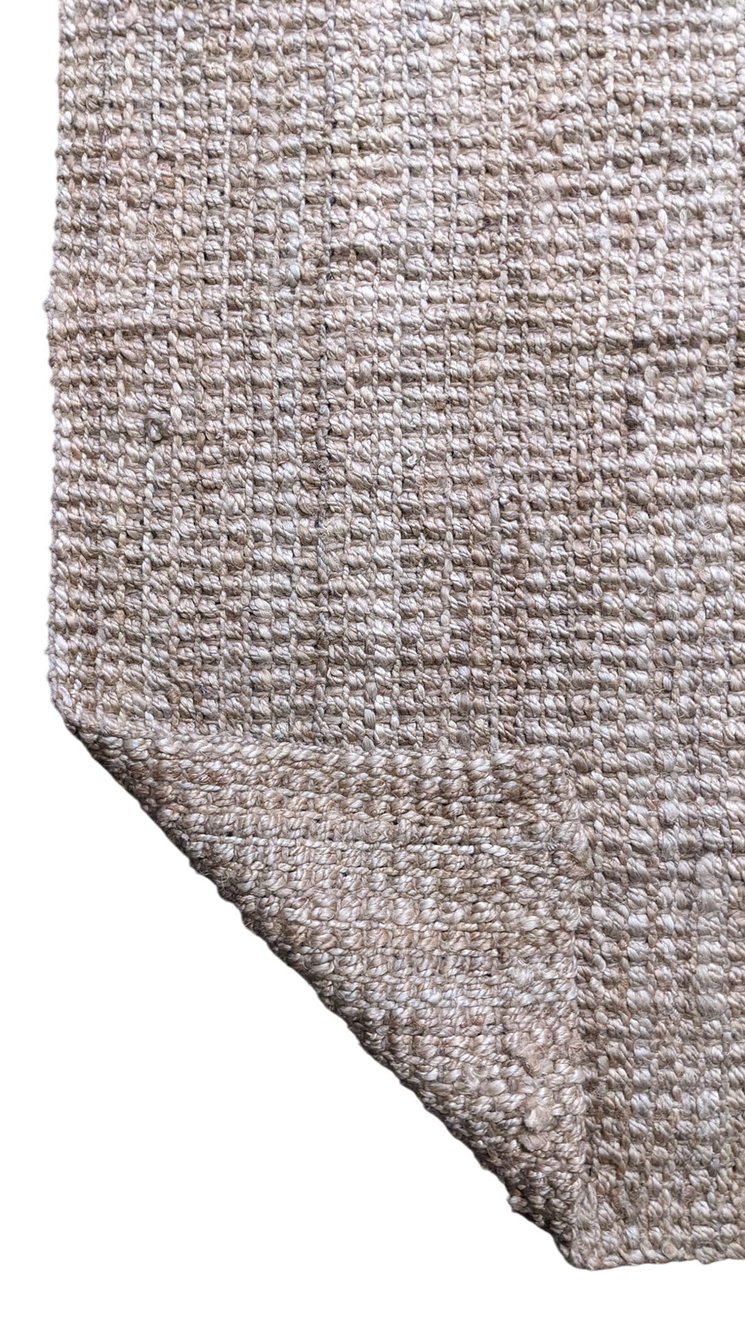 Chunky Natural Jute Rug - Size: 11.7 x 7.7