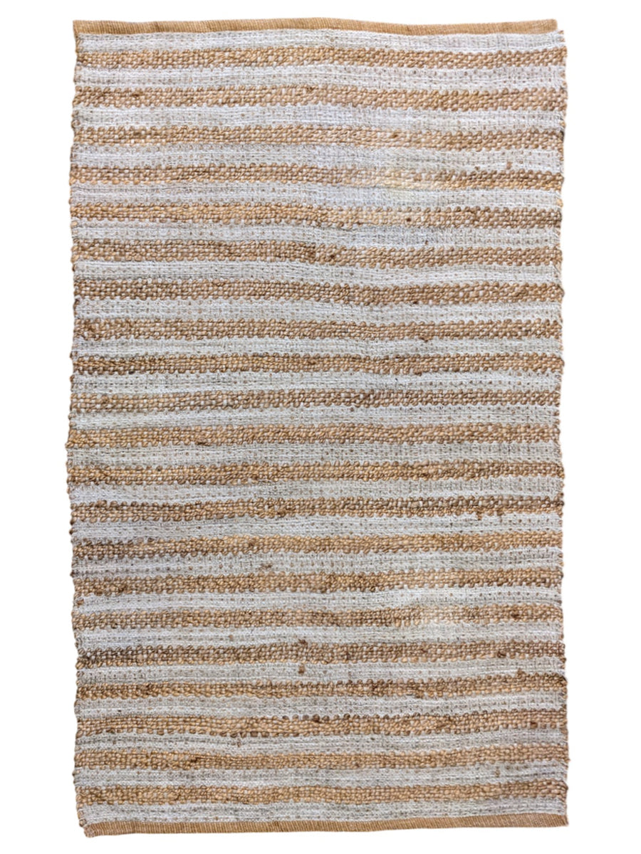 Flatweave Natural Jute Rug - Size: 5.1 x 3.1
