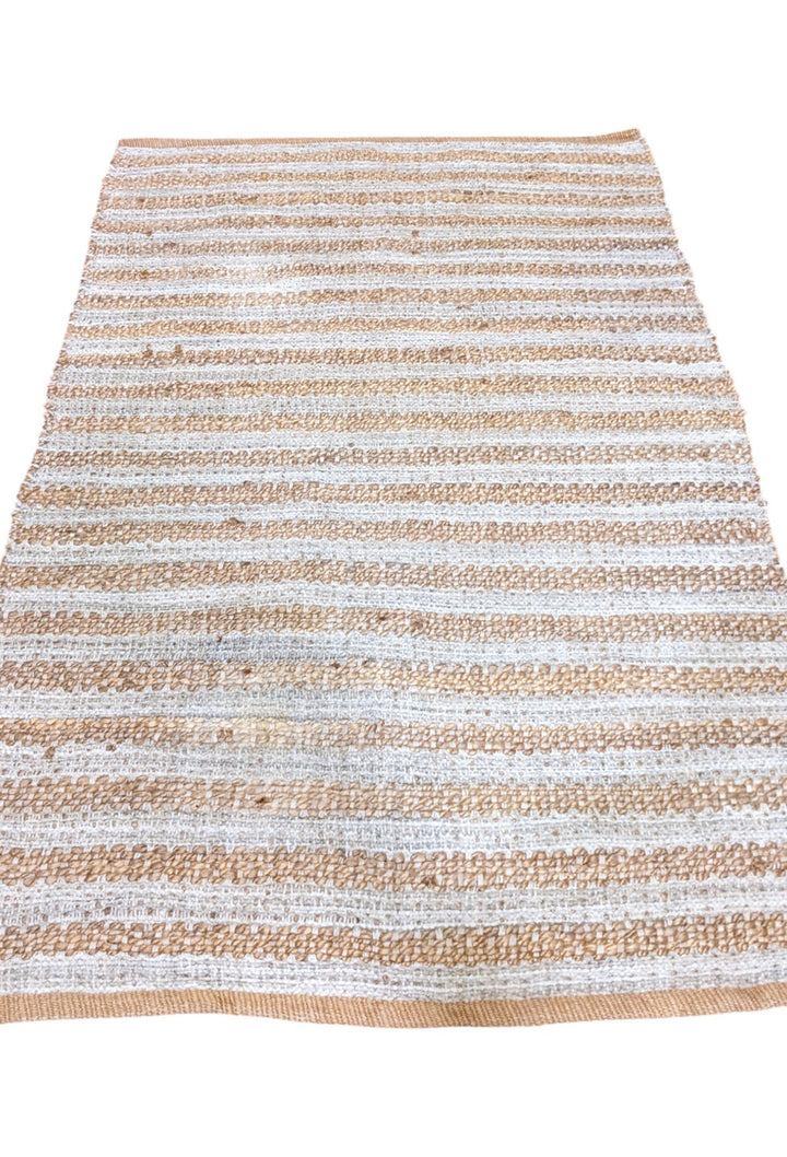 Flatweave Natural Jute Rug - Size: 5.1 x 3.1