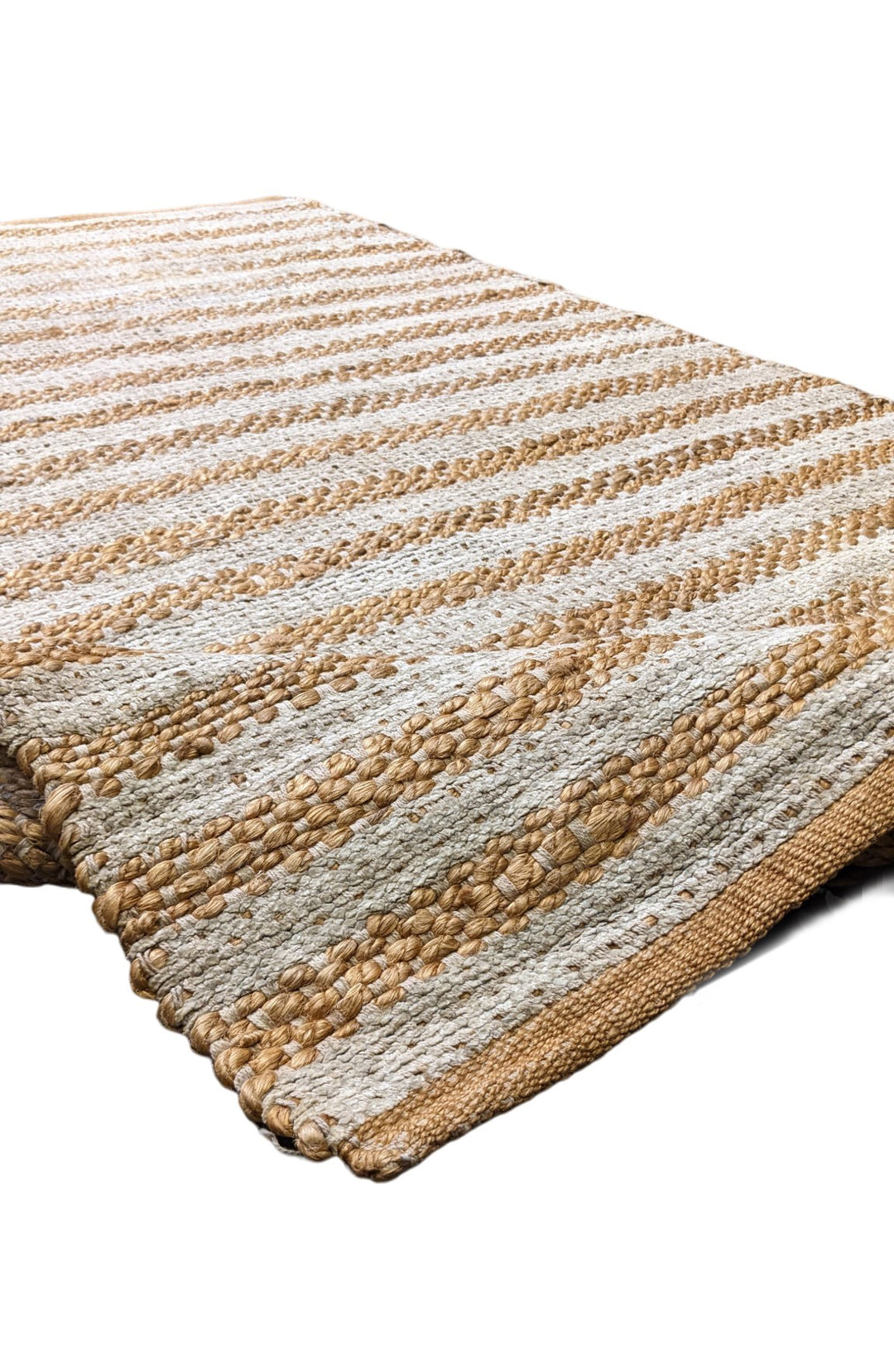 Flatweave Natural Jute Rug - Size: 5.1 x 3.1