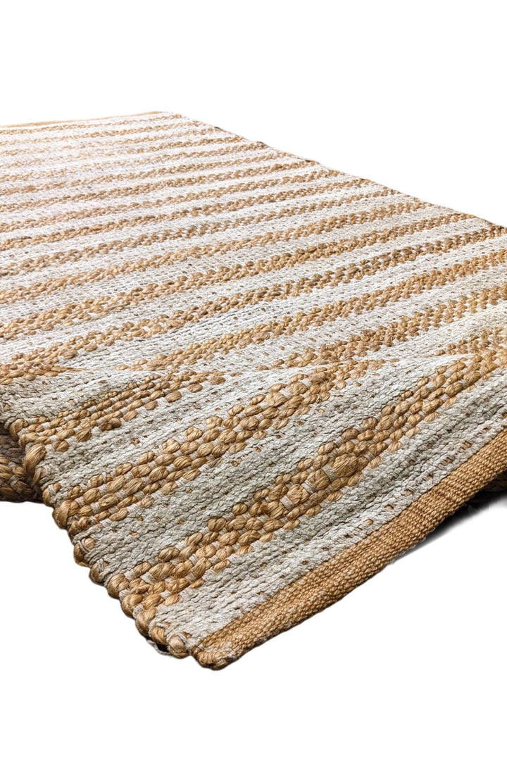 Flatweave Natural Jute Rug - Size: 5.1 x 3.1