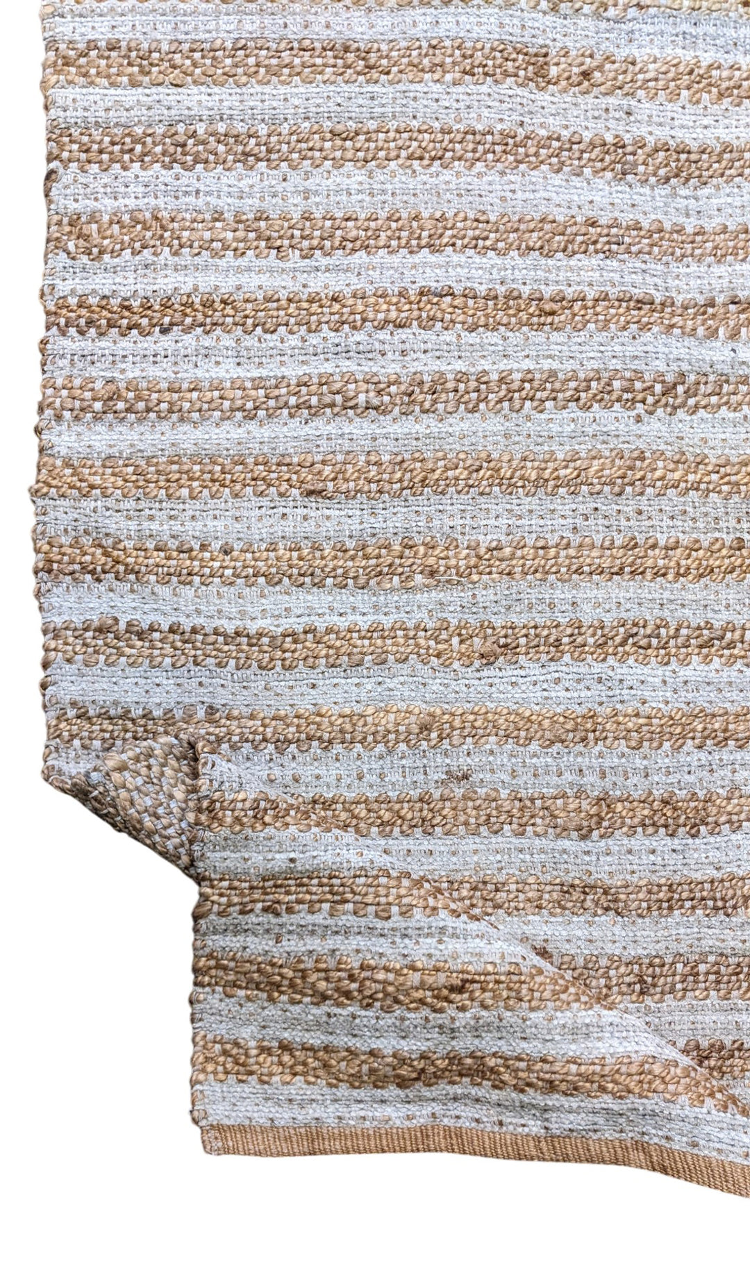 Flatweave Natural Jute Rug - Size: 5.1 x 3.1