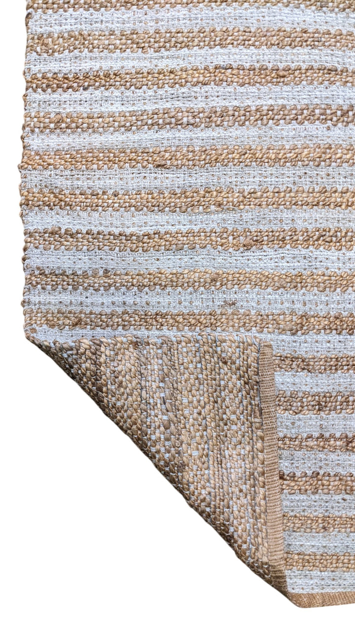 Flatweave Natural Jute Rug - Size: 5.1 x 3.1