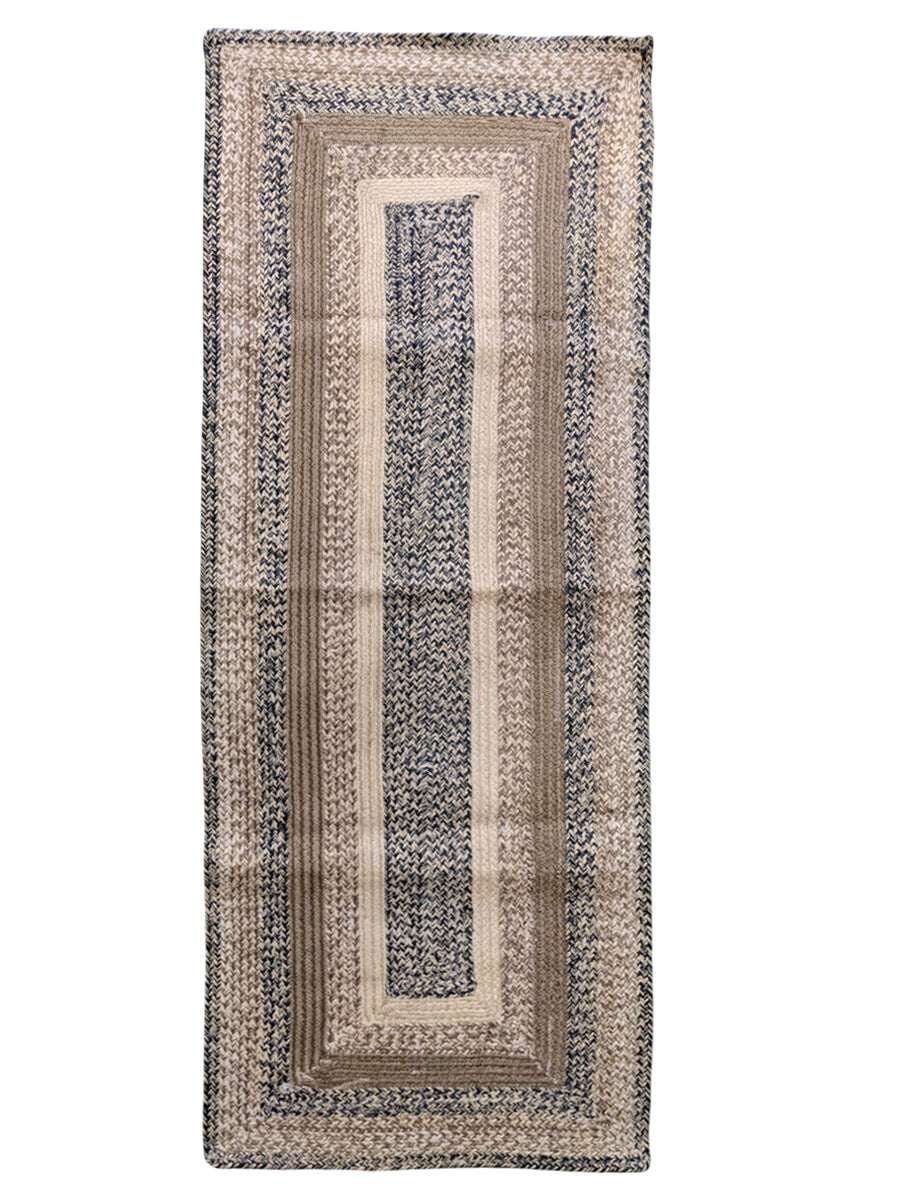 Flatweave Natural Jute Rug - Size: 6 x 2.3
