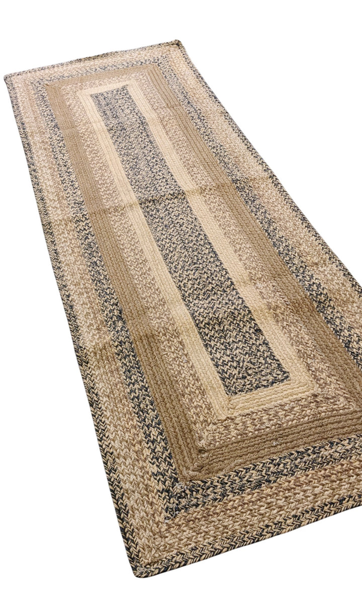 Flatweave Natural Jute Rug - Size: 6 x 2.3