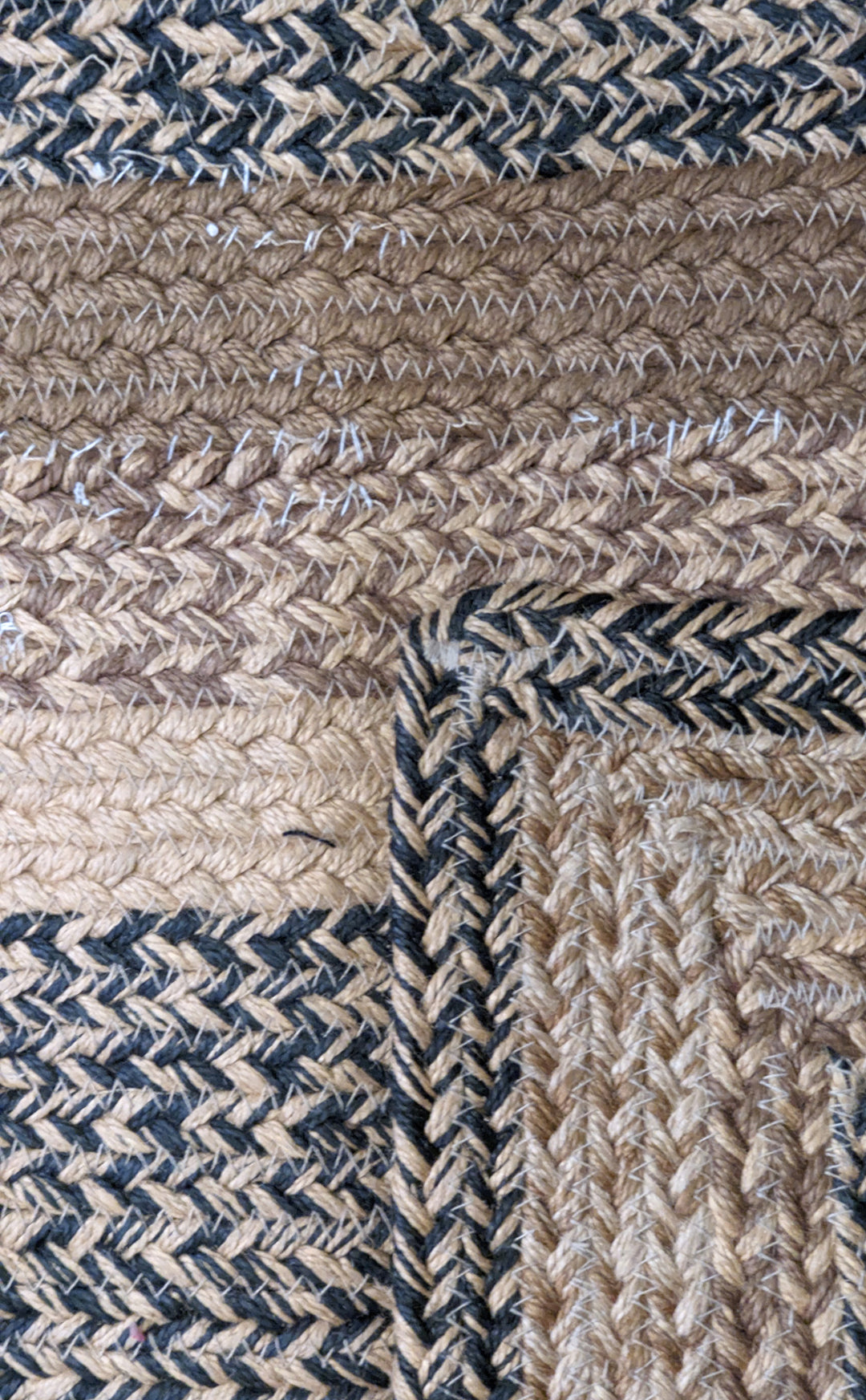 Flatweave Natural Jute Rug - Size: 6 x 2.3