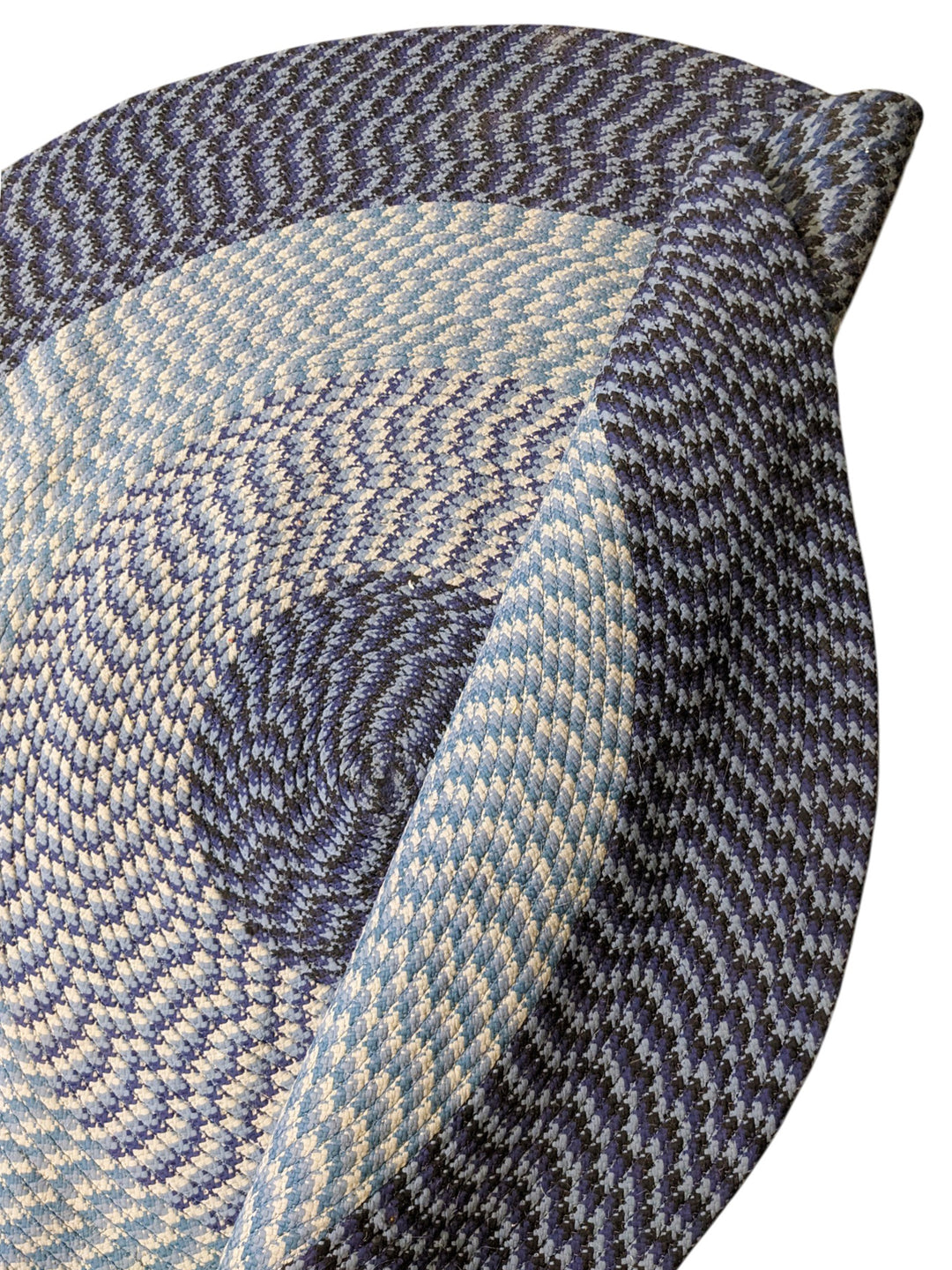 Braided Natural Round Jute Rug - Size: 5.9 x 5.9