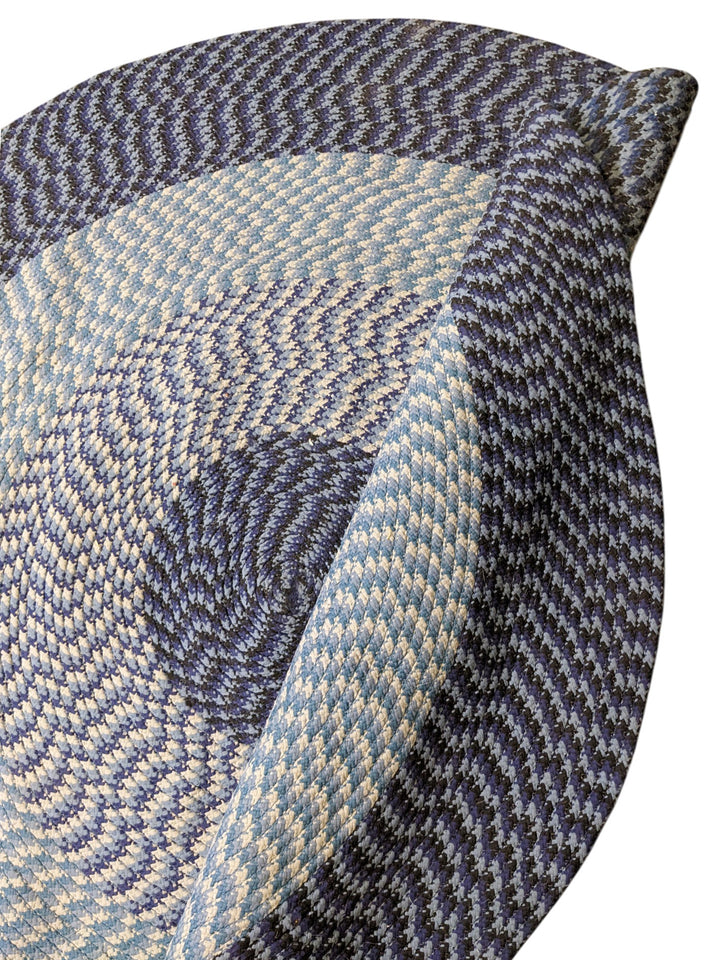 Braided Natural Round Jute Rug - Size: 5.9 x 5.9