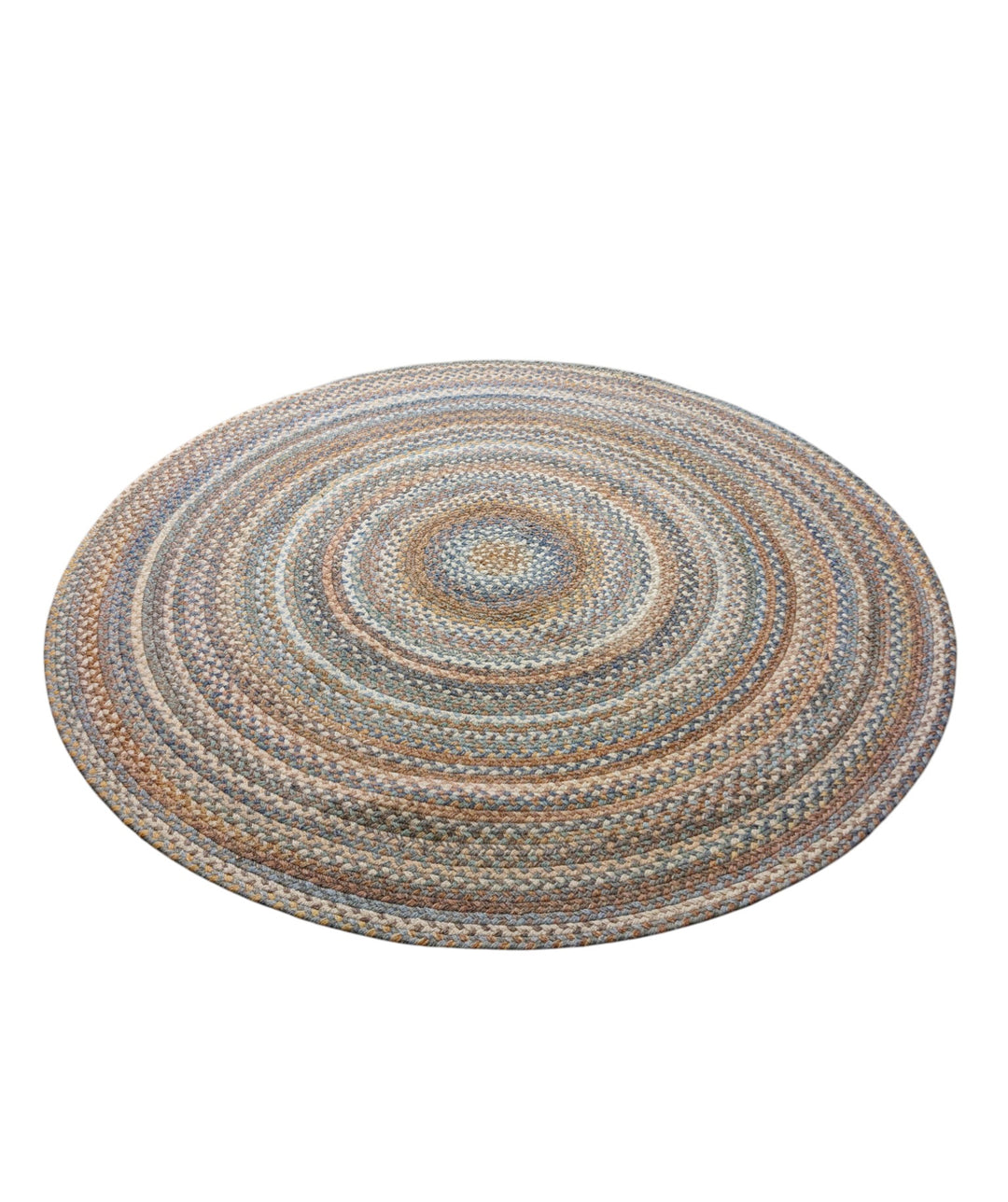 Braided Natural Round Jute Rug - Size: 6 x 6