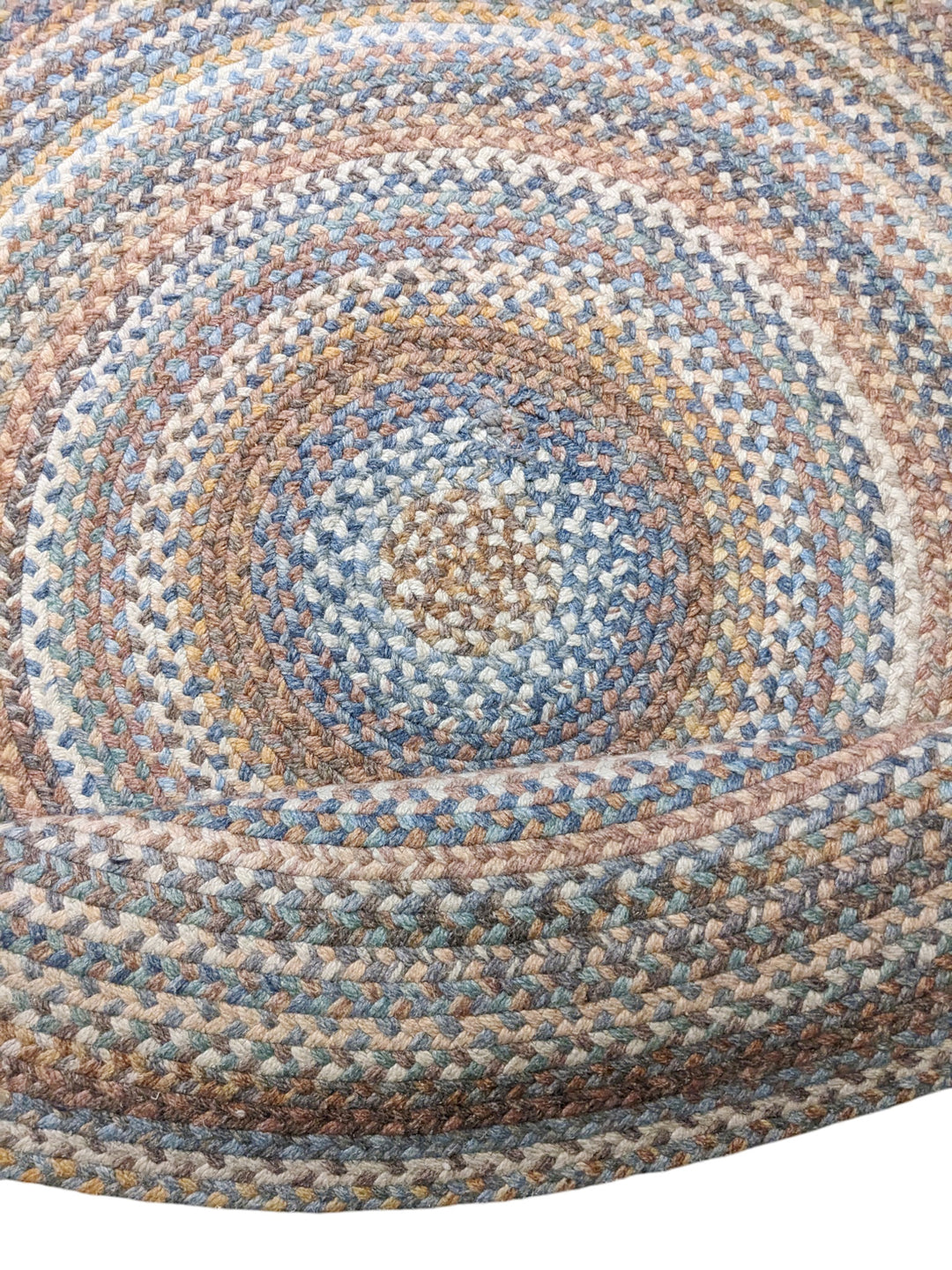 Braided Natural Round Jute Rug - Size: 6 x 6