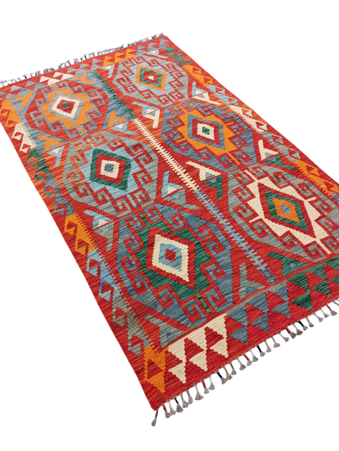 Maimana Afghanistan Kilim Rug - Size: 6.1 x 3.9