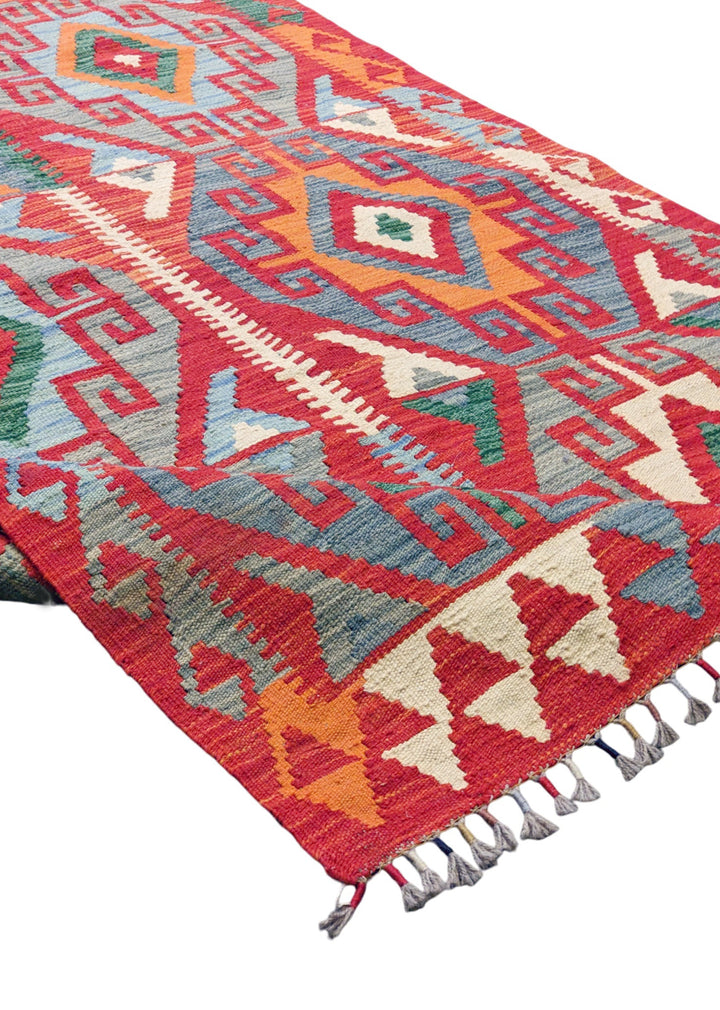 Maimana Afghanistan Kilim Rug - Size: 6.1 x 3.9