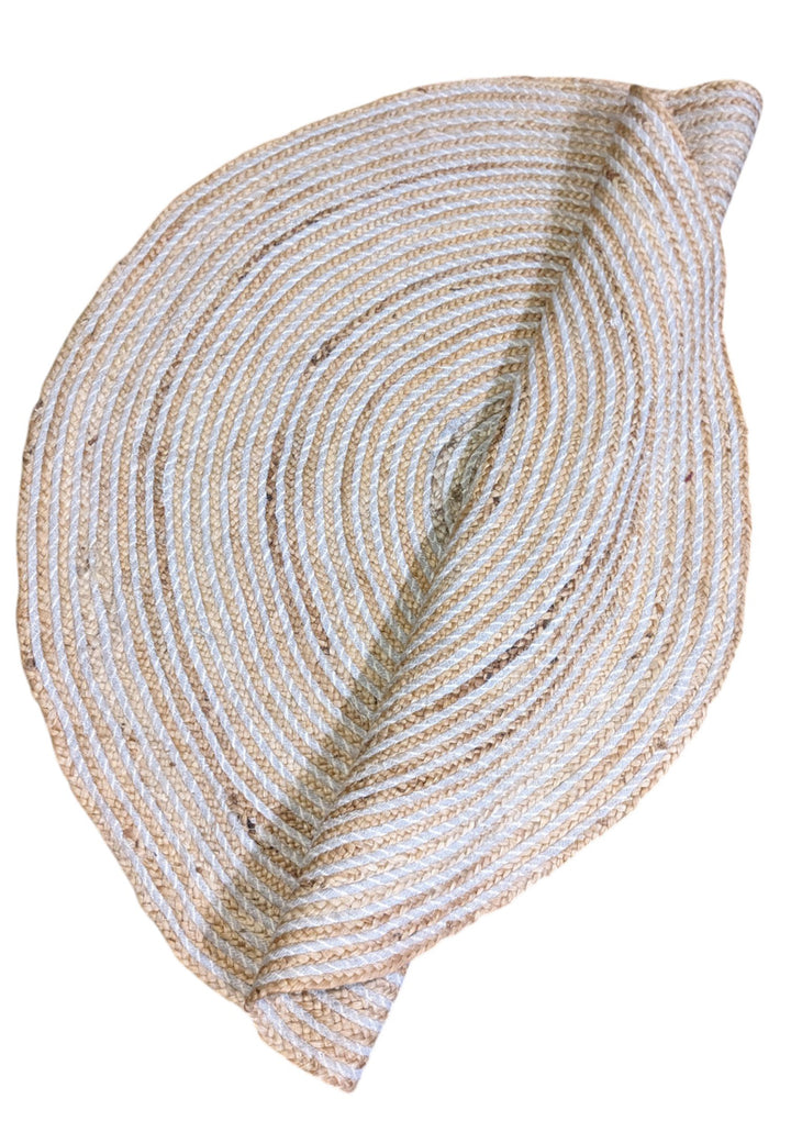 Braided Natural Round Jute Rug - Size: 3.10 x 3.10